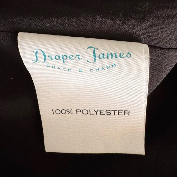 DRAPER JAMES (NWT) Women Gold Black Sequin Holiday Flutter Sleeve Blouse-Size 6 - Picture 6 of 12